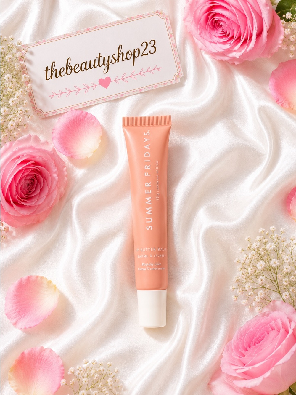 Summer Fridays Lip Butter Balm Birthday Cake